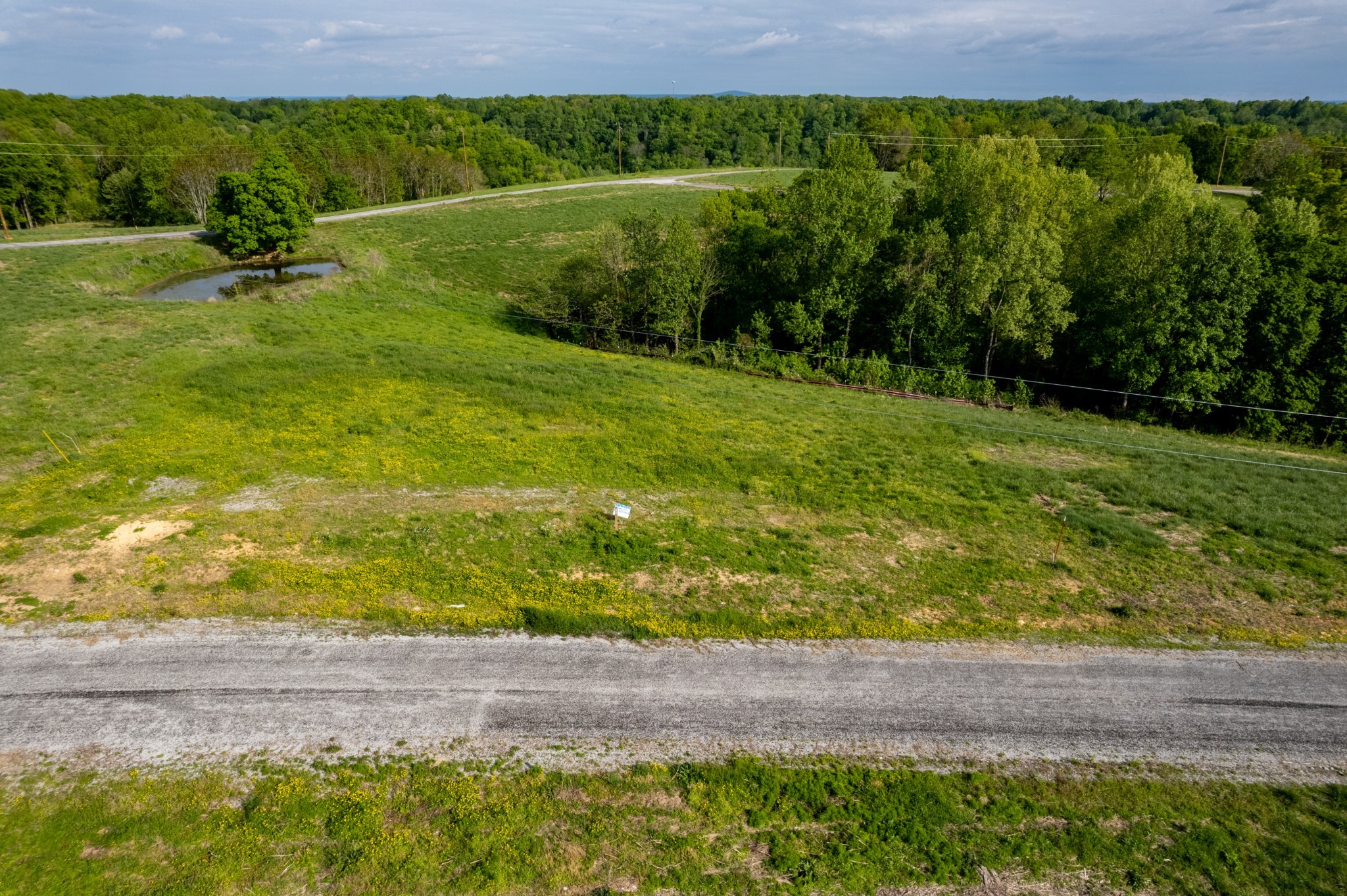 a view of a yard with a house