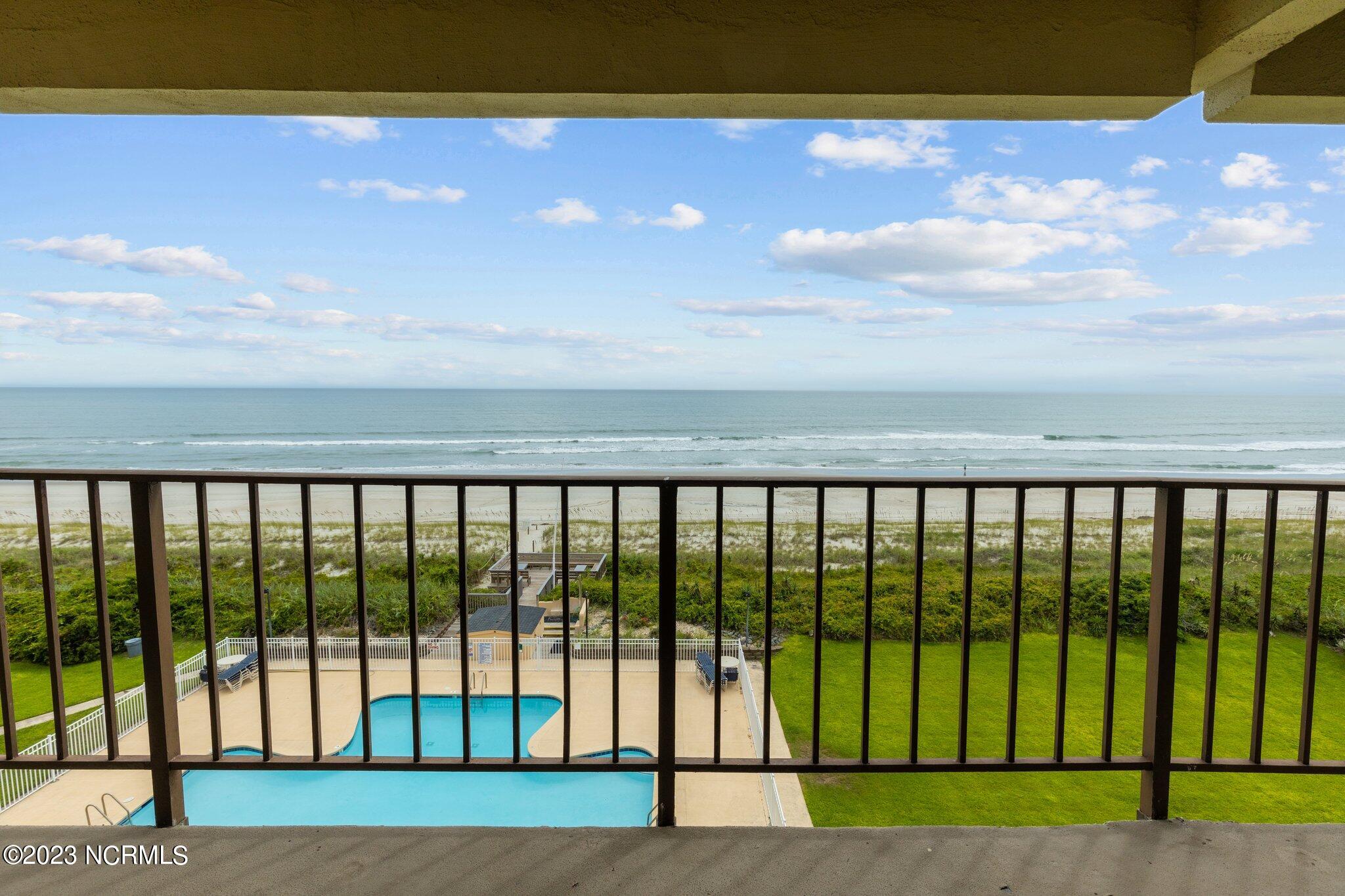 2305 West Fort Macon Road, Unit 507 Atlantic Beach, NC 28512 - Photo 2 of 53 Balcony view