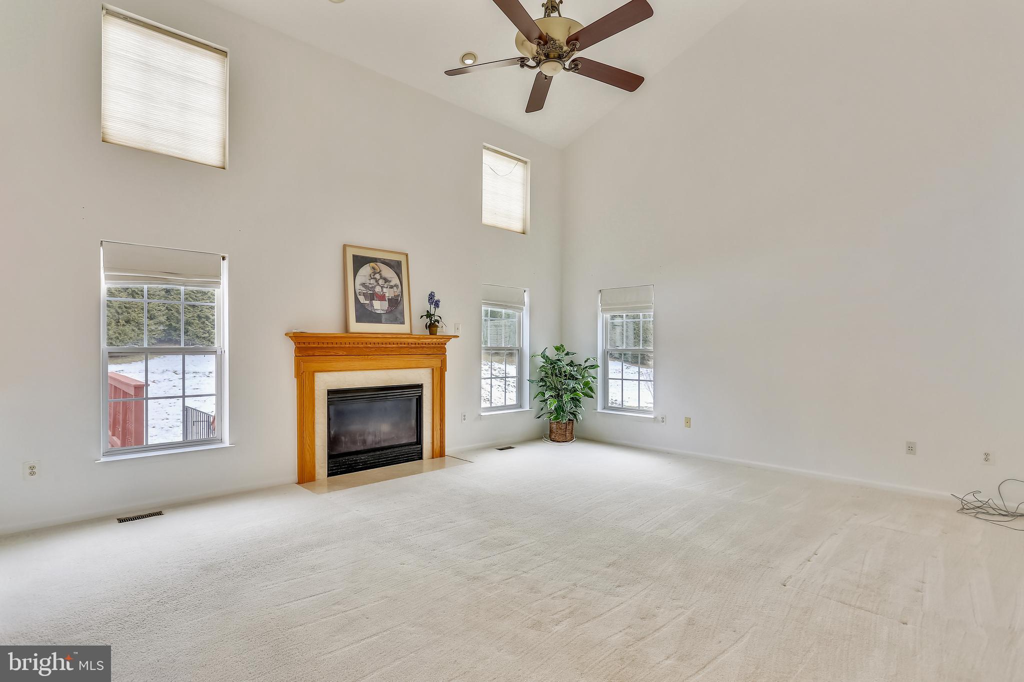 18519 Cornflower Road Boyds, MD 20841 - Photo 4 of 35 Dramatic 2-Story Family Room with Gas Fireplace