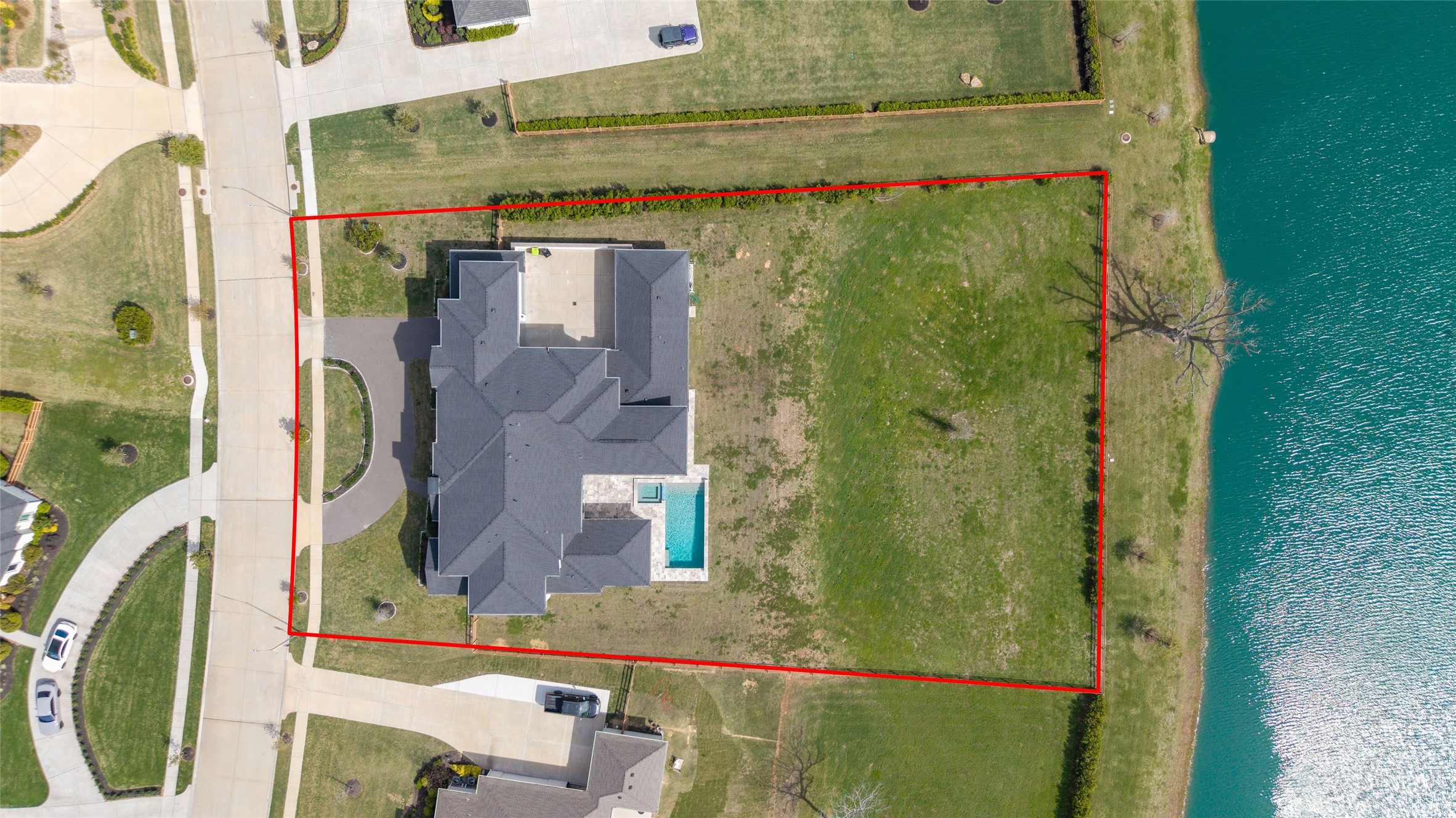 29627 Cir S Rnch Trail Fulshear, TX 77406 - Photo 47 of 50 an aerial view of a house with a garden