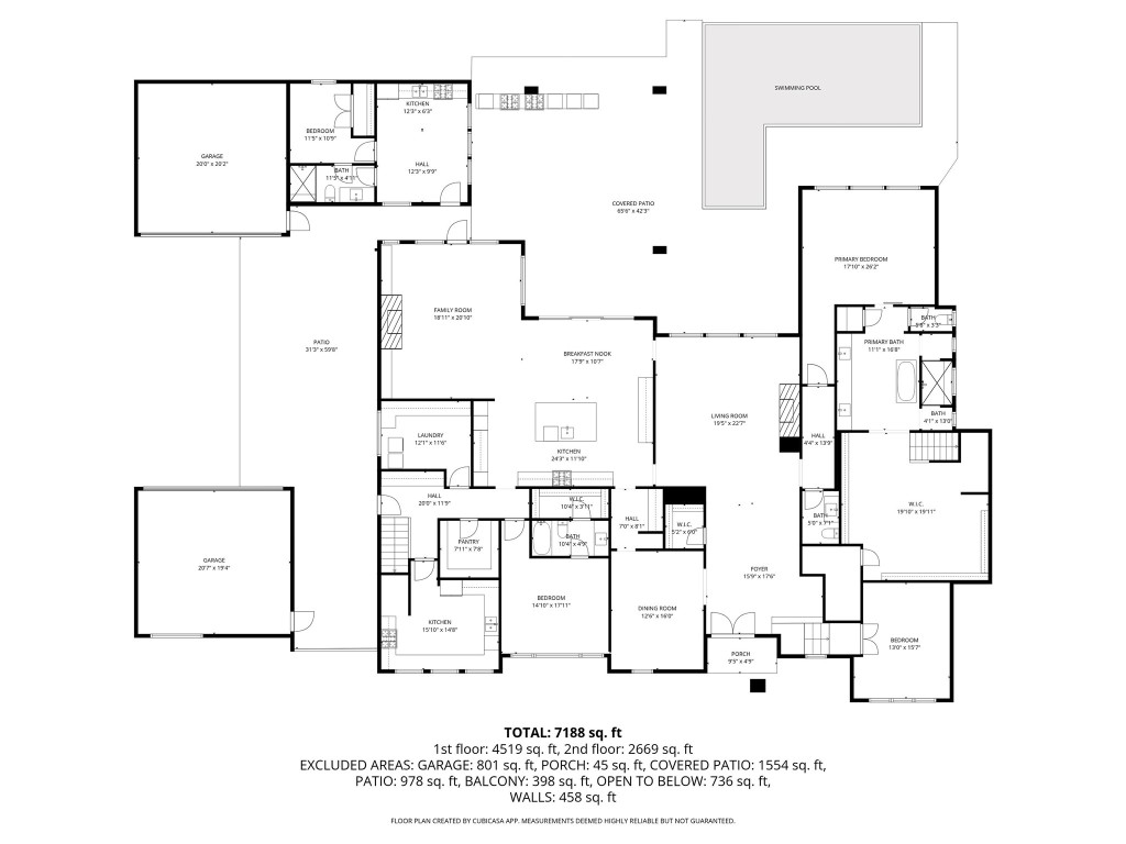 29627 Cir S Rnch Trail Fulshear, TX 77406 - Photo 49 of 50 Main level floor plan designed with intentional flow, balancing open living with defined, functional spaces.