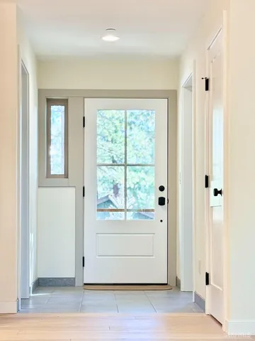 a view of outdoor space and deck