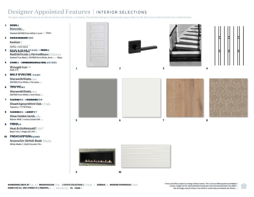 3961 Kinney Street Prosper, TX 75078 - Photo 4 of 13 a picture of a floor plan
