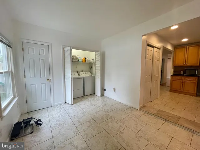 a view of a storage & utility room