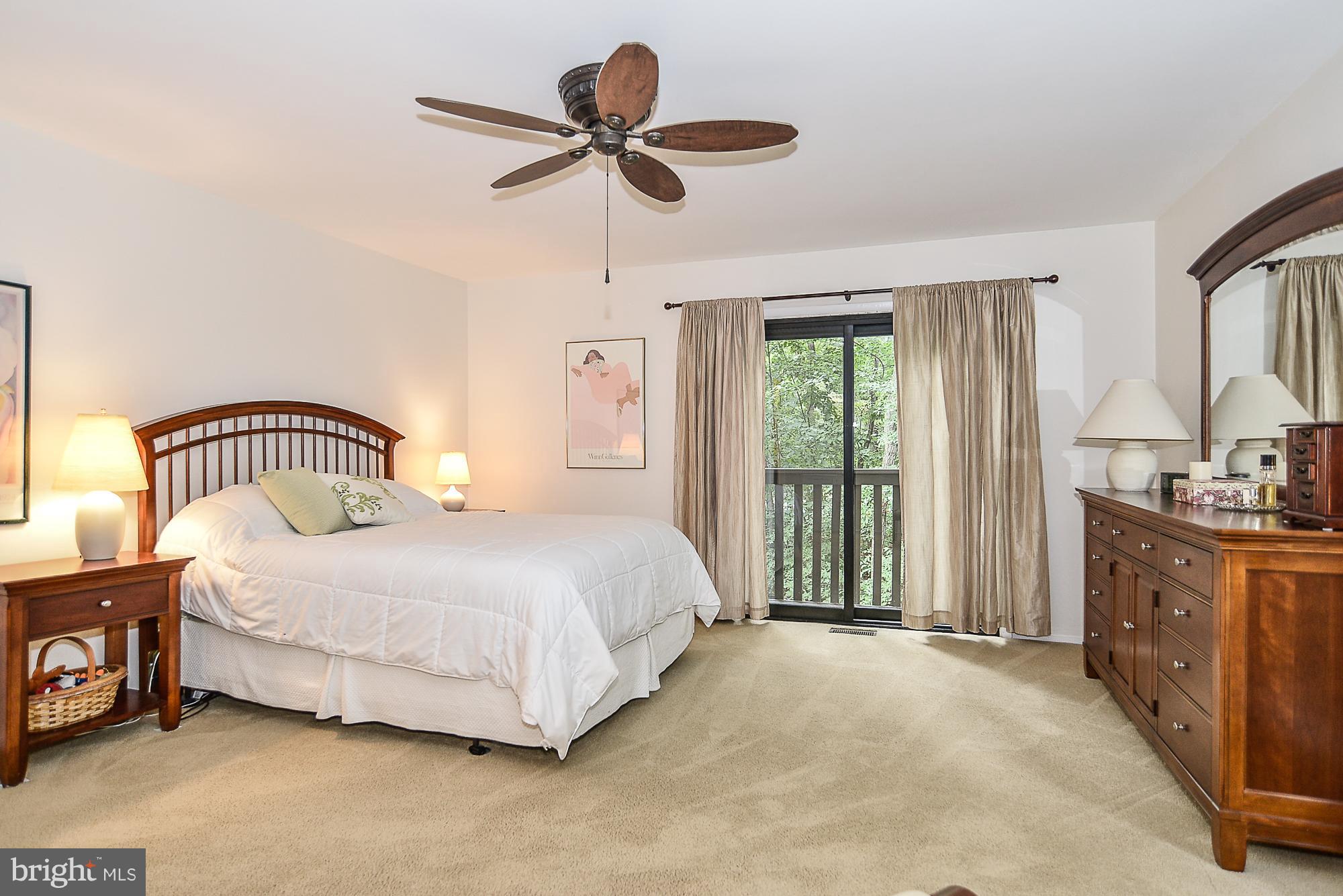 2001 Winged Foot Court Reston, VA 20191 - Photo 16 of 30 Master Bedroom through to Balcony