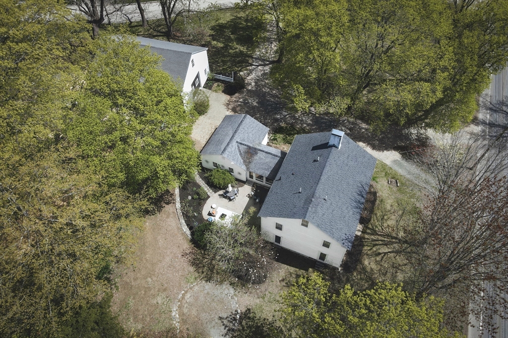 143 Haverhill Road Amesbury, MA 01913 - Photo 4 of 38 an aerial view of a house with outdoor space and street view