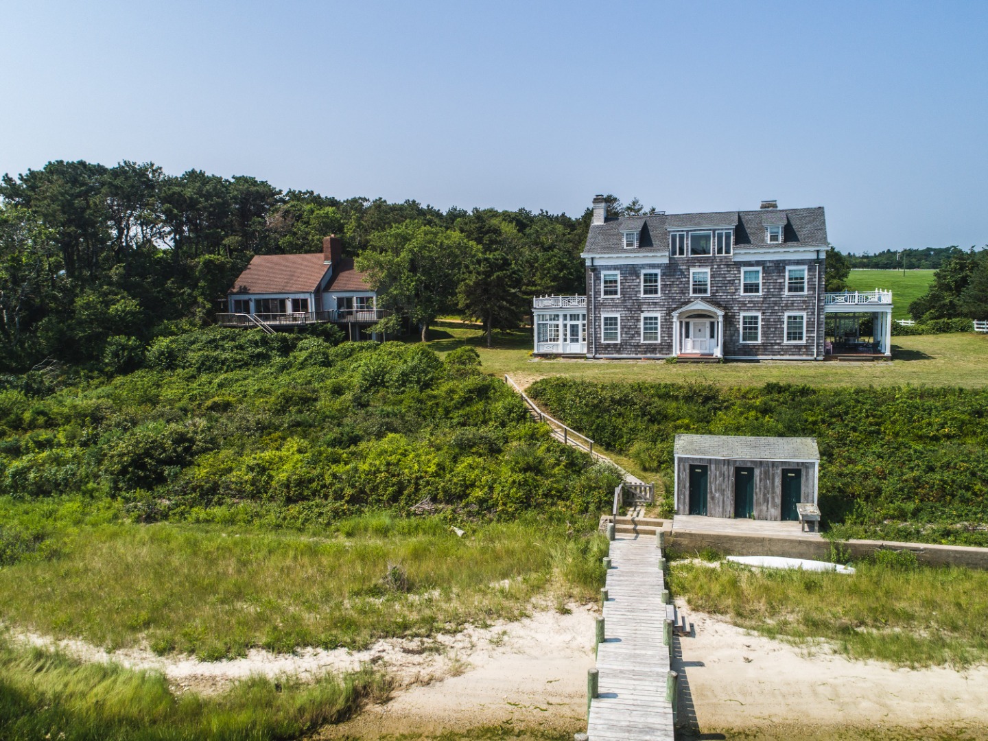 191 Katama Road Edgartown, MA 02539 - Photo 19 of 20 a aerial view of a house
