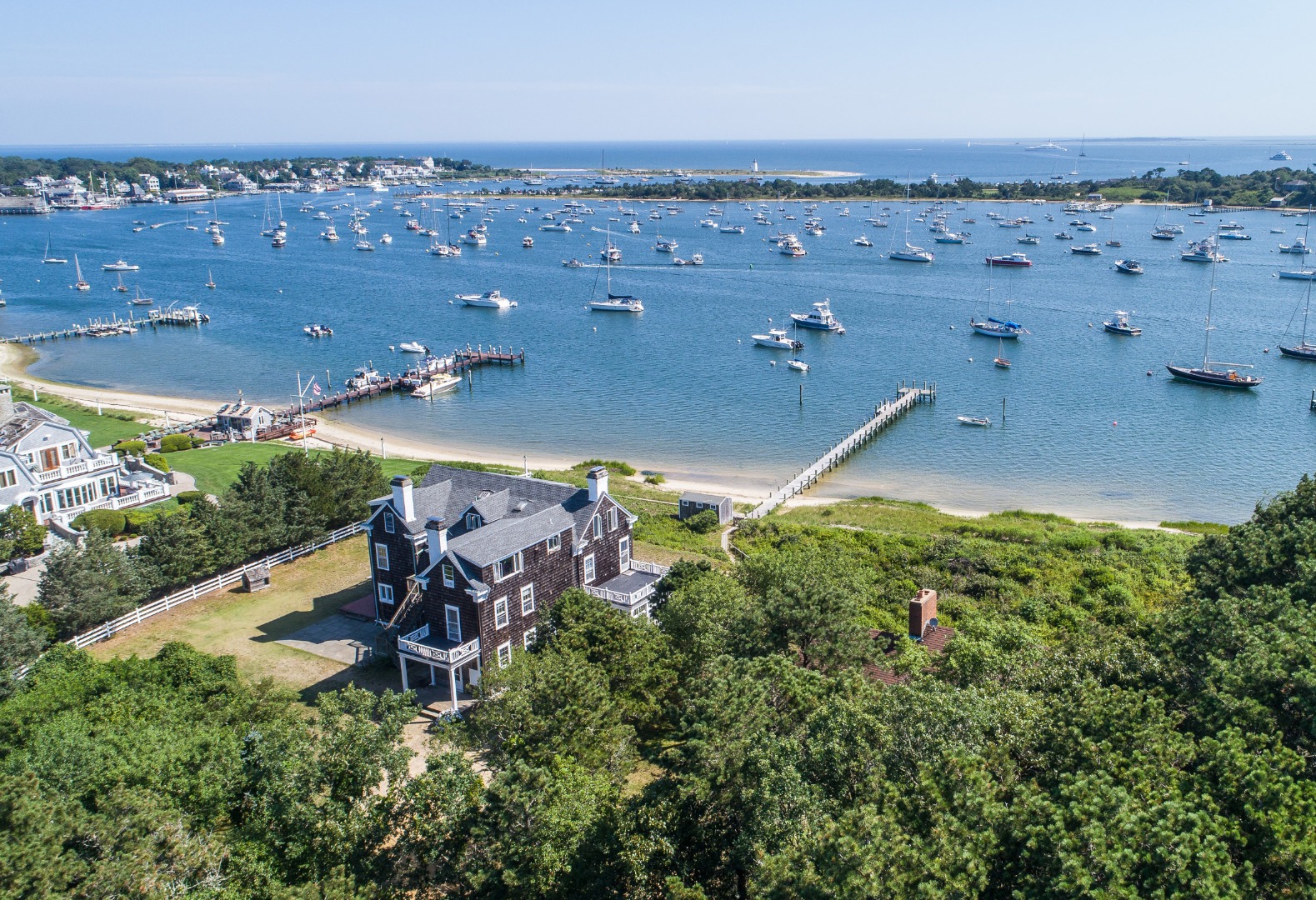 191 Katama Road Edgartown, MA 02539 - Photo 3 of 20 an aerial view of a building with outdoor space
