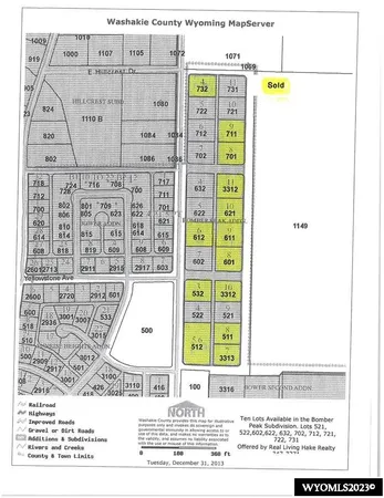 $54,900 | 522 North Road 11, Worland, WY 82401