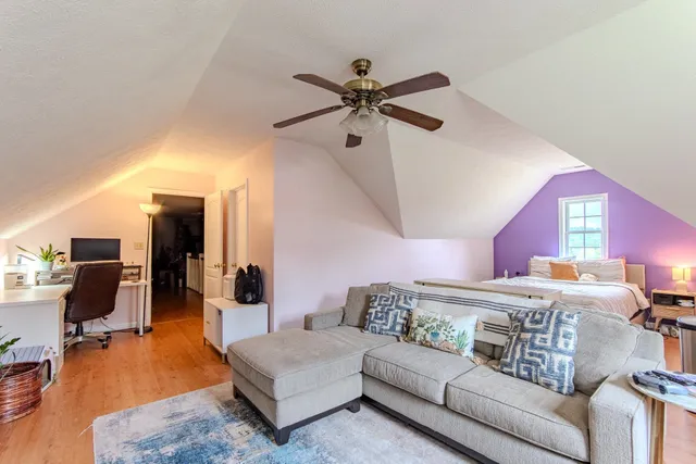 a spacious bathroom with a double vanity sink mirror and double