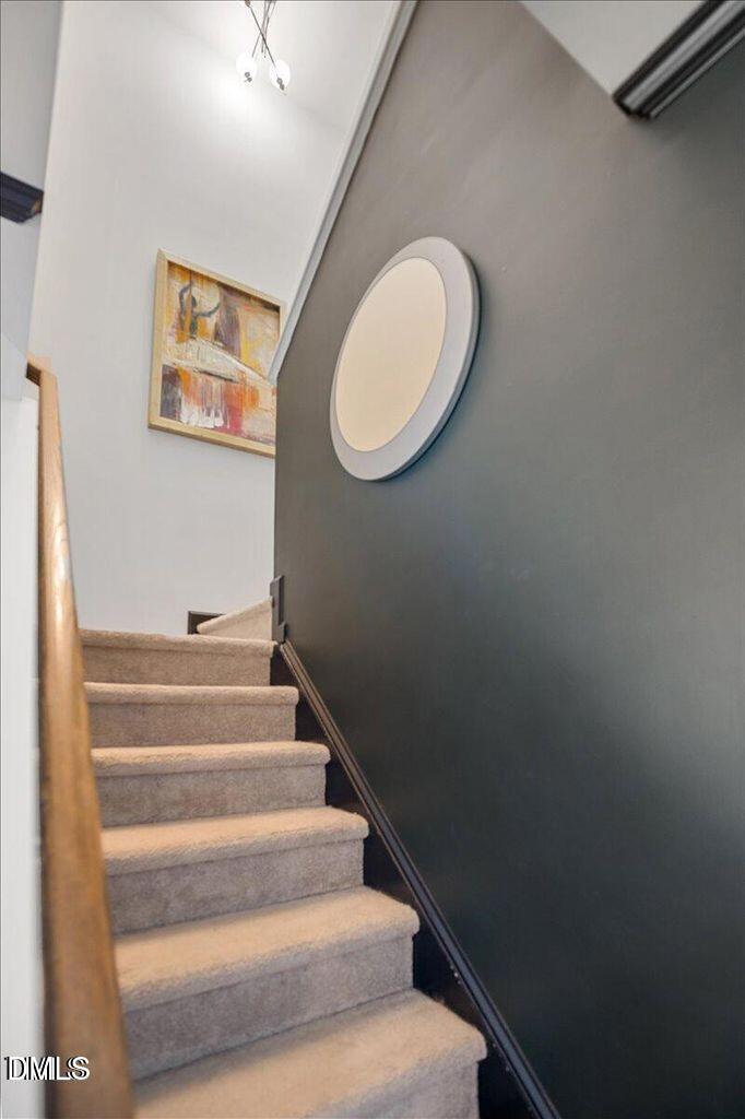 520 Austin View Boulevard Wake Forest, NC 27587 - Photo 19 of 38 520 Austin View 2nd level Stairs