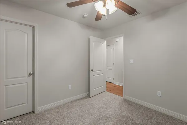 a view of an empty room