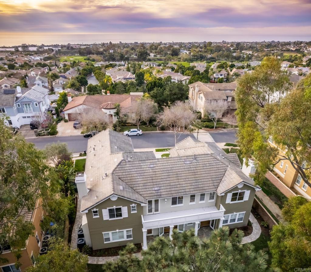667 Lynwood Drive Encinitas, CA 92024 - Photo 35 of 36 an aerial view of a house with a ocean view