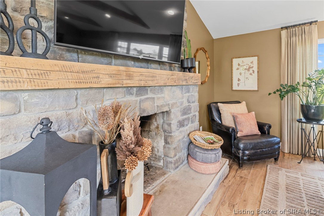 2904 North Rykers Ridge Road Madison, IN 47250 - Photo 51 of 61 Wood Burning Fireplace in Family Room