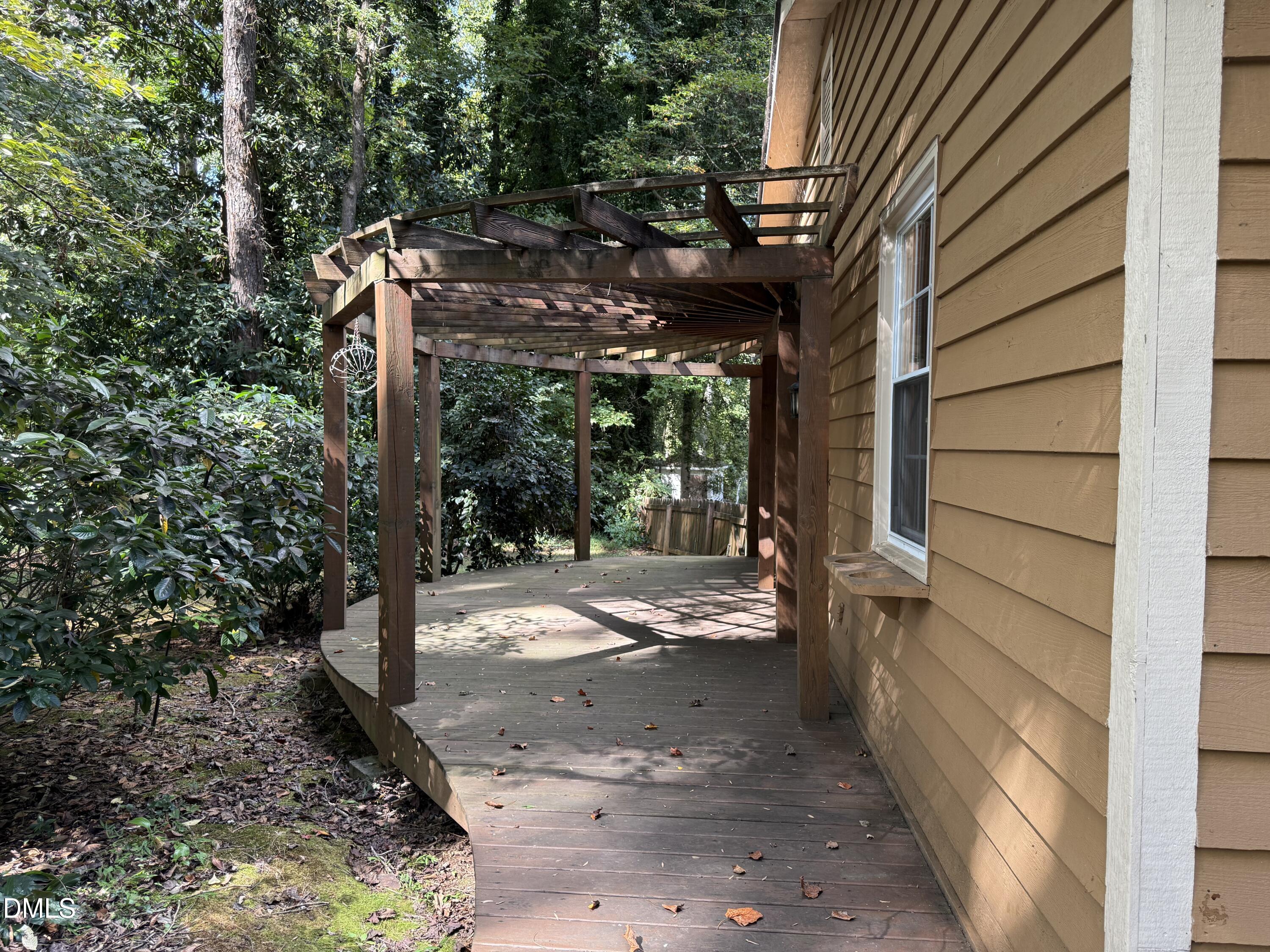 120 Keeter Circle Wake Forest, NC 27587 - Photo 32 of 36 a view of a backyard with a tree