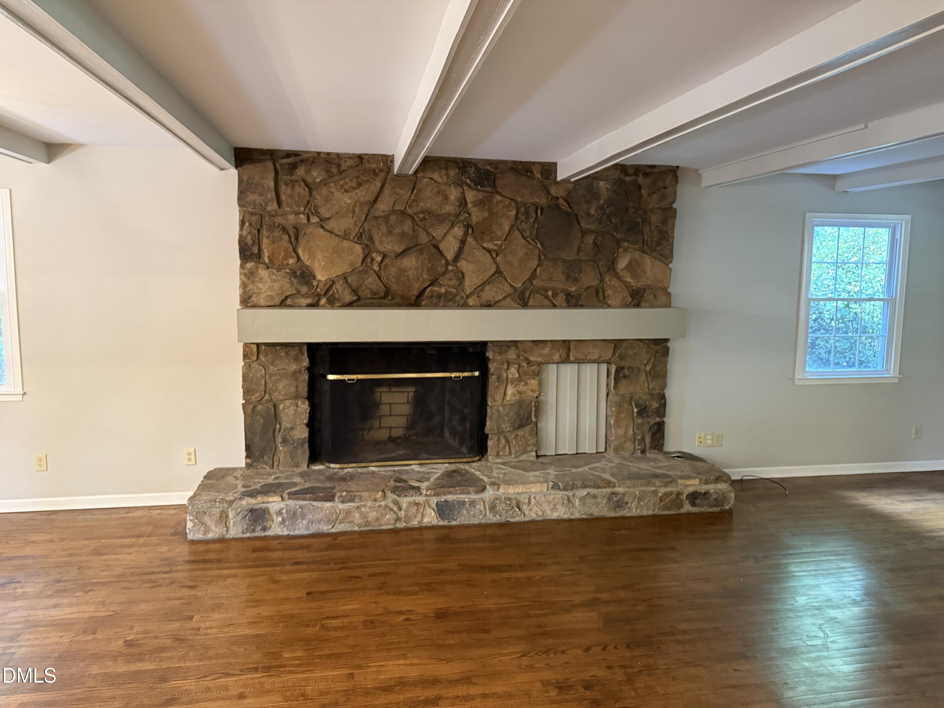 120 Keeter Circle Wake Forest, NC 27587 - Photo 6 of 36 a living room with fireplace furniture and a fireplace