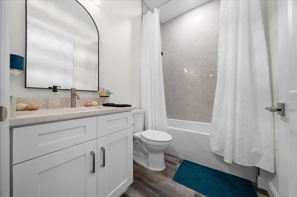 252 Malauka Road Ocklawaha, FL 32179 - Photo 35 of 78 a bathroom with a sink a toilet and shower