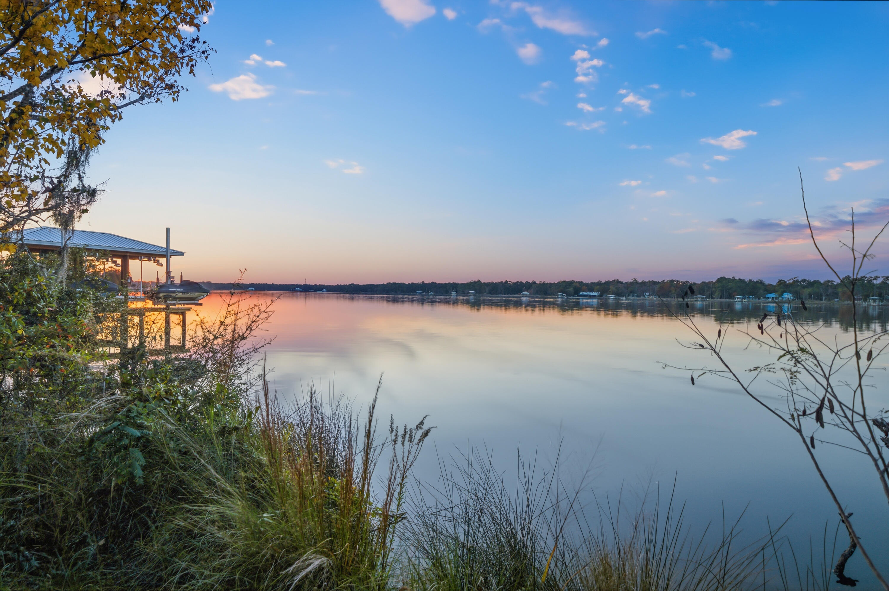 Lot 9 Holly Point Road Freeport, FL 32439 - Photo 13 of 14 a view of a lake from a yard