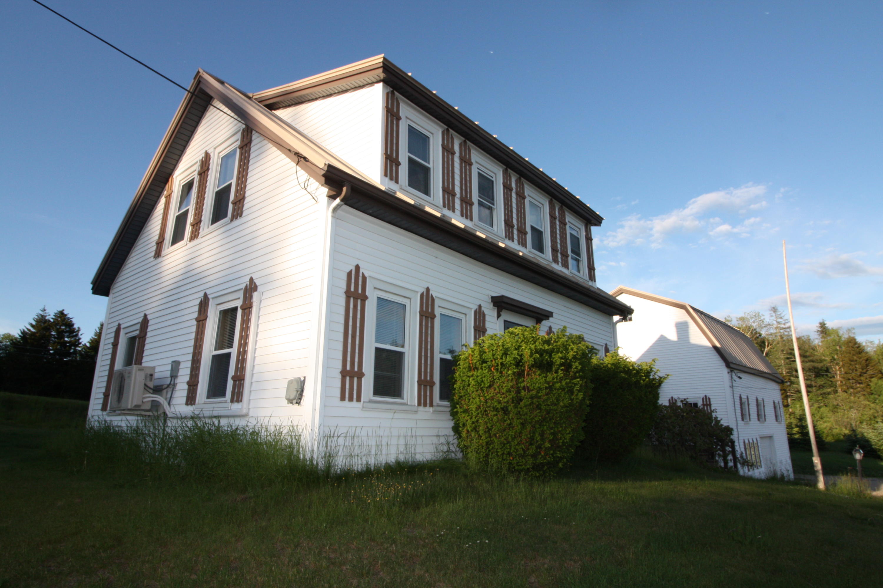 Side view of house