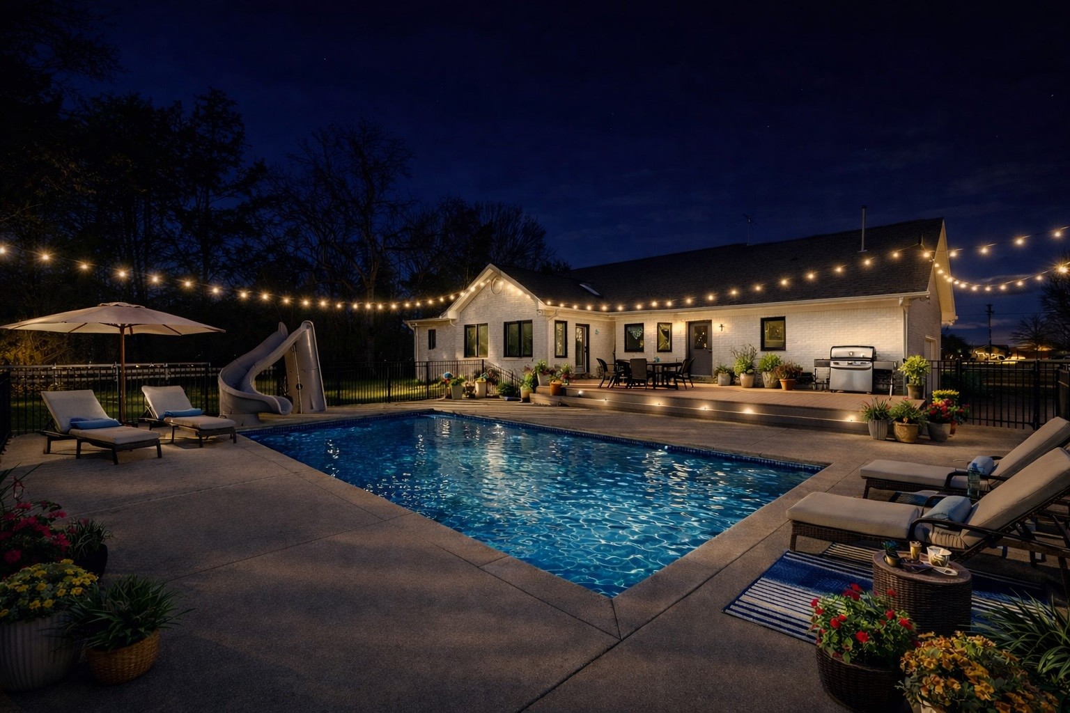 2537 York Road Nolensville, TN 37135 - Photo 58 of 84 a view of a swimming pool with seating area