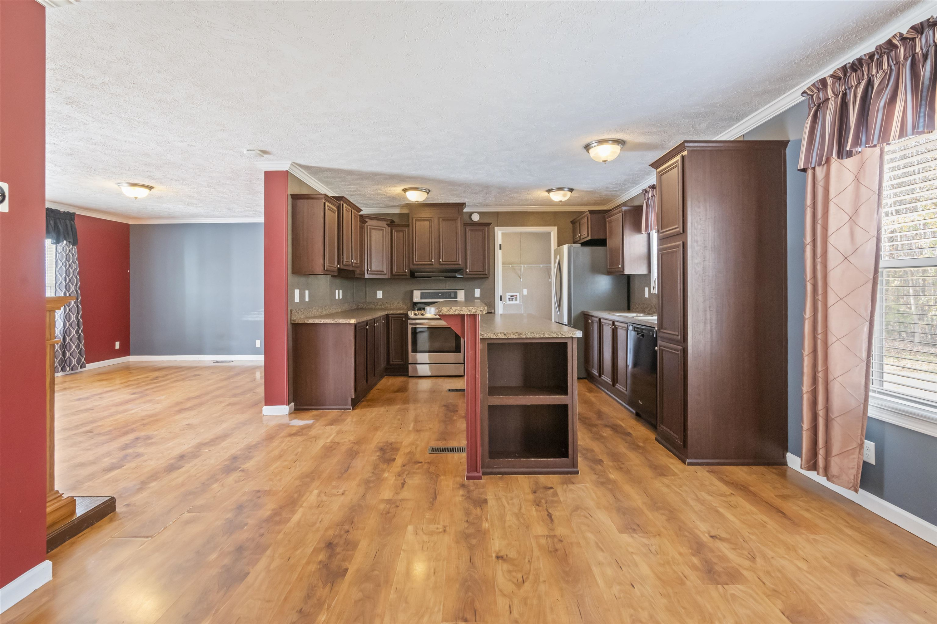1069 West Perry Road Siler City, NC 27344 - Photo 12 of 55 From Bonus Room Into Kitchen