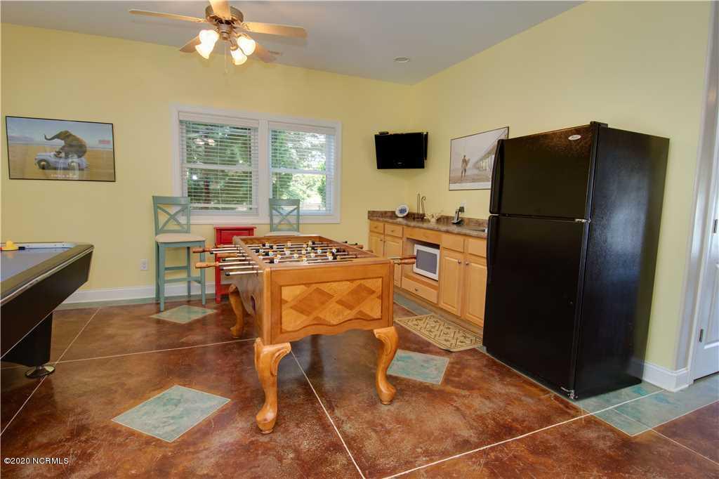 709 Salter Path Road Indian Beach, NC 28512 - Photo 75 of 89 Ground Level Game Rm w/Kitchinette