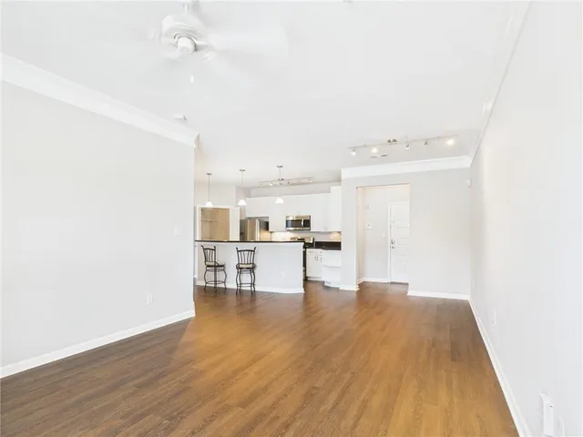 a view of kitchen with breakfast area