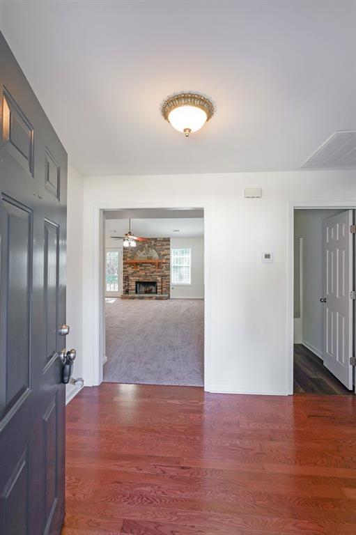211 West Bridge Drive Dallas, GA 30157 - Photo 2 of 26 a view of livingroom with hardwood floor and hallway