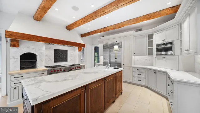 a view of yard with swimming pool