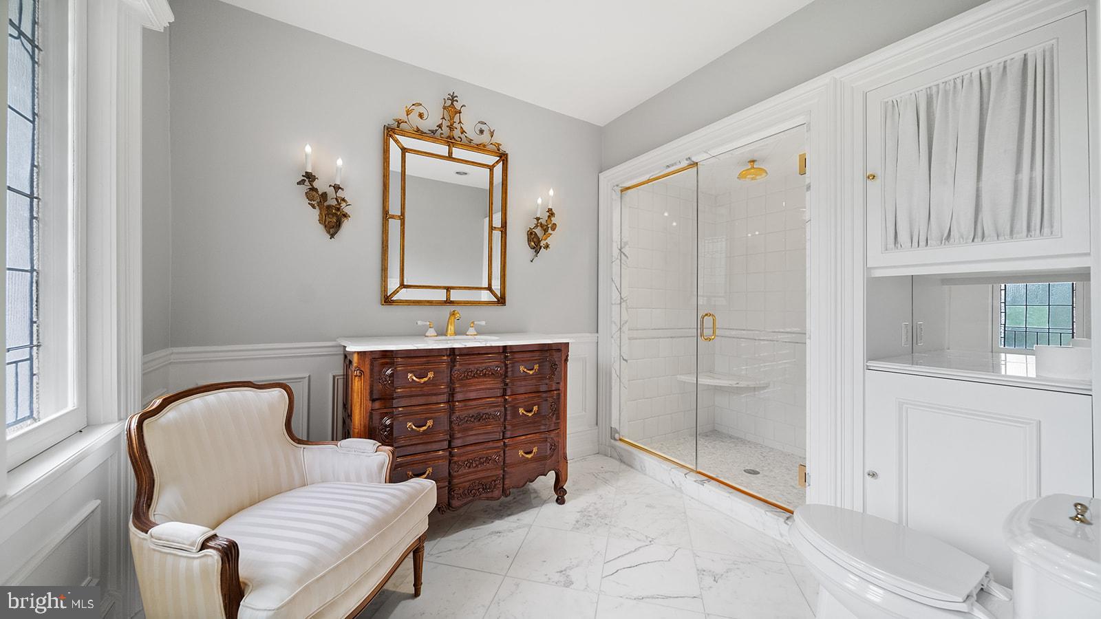 1717 Woodland Road Abington, PA 19001 - Photo 78 of 141 a bathroom with a tub shower vanity and a sink