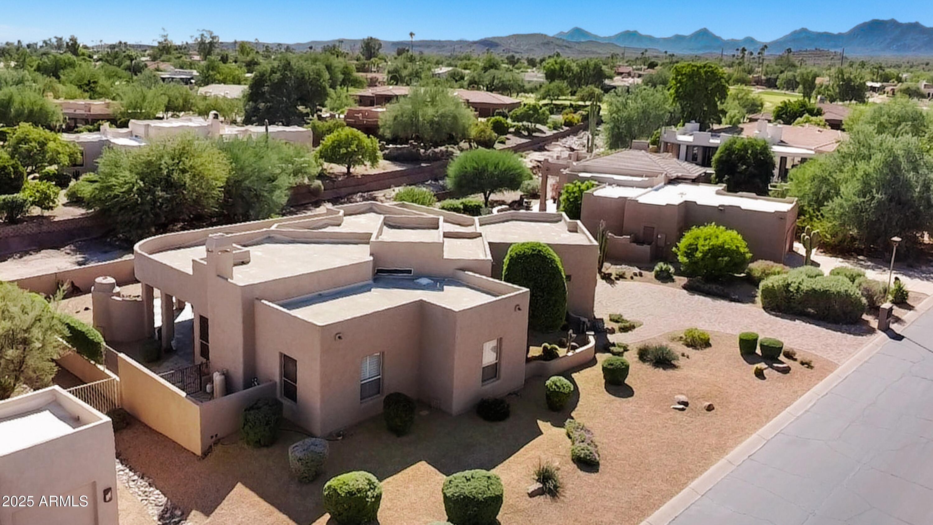 18619 East Picacho Road Rio Verde, AZ 85263 - Photo 26 of 27 026_Aerial- Front East Side