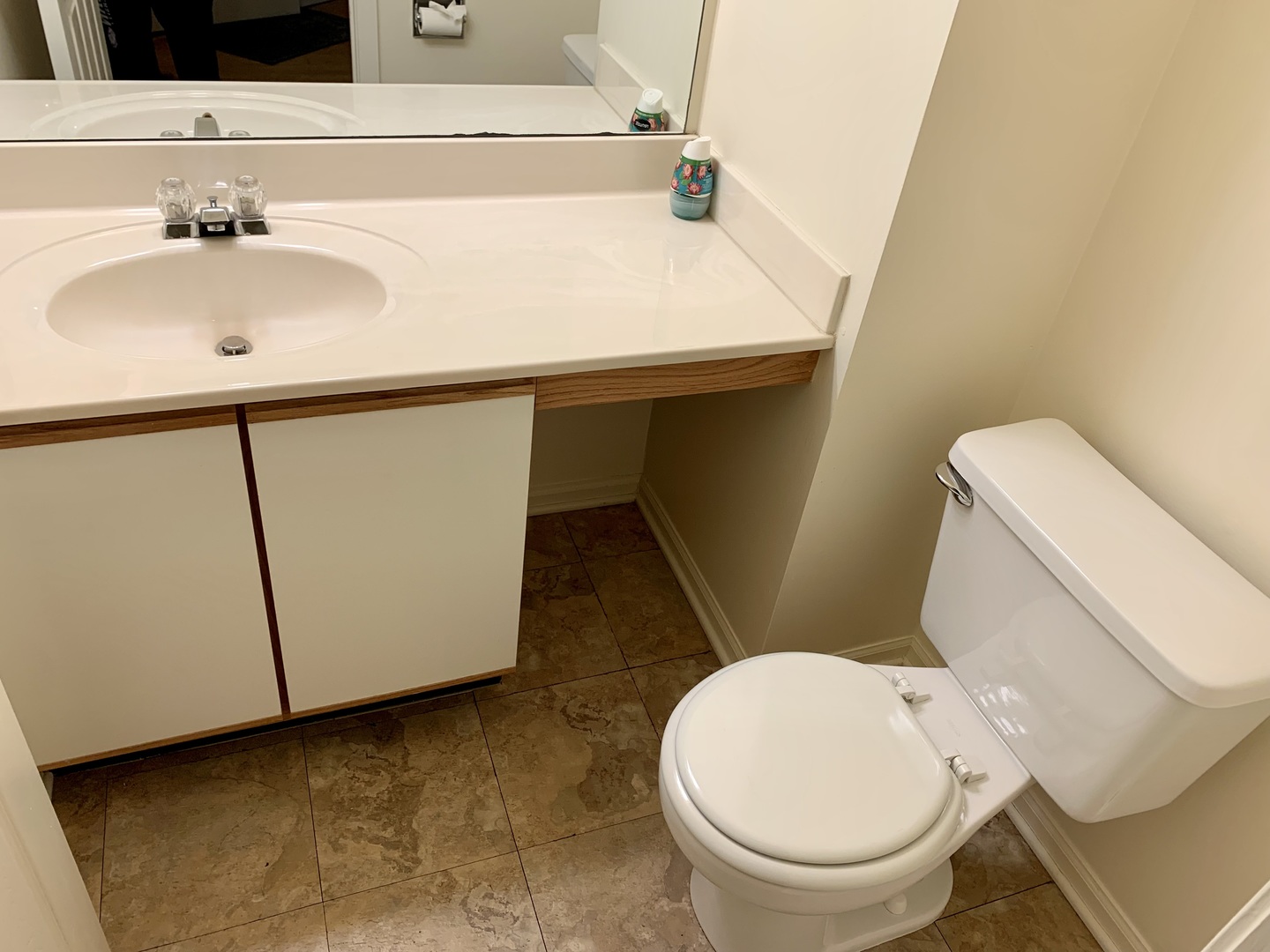 17870 Braewick Road Gurnee, IL 60031 - Photo 14 of 28 a bathroom with a sink toilet and mirror