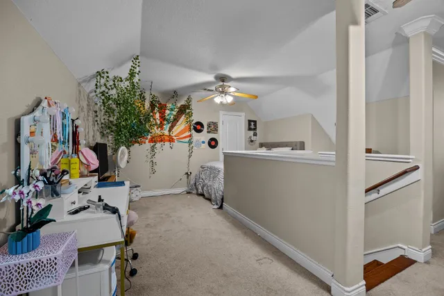 a room with storage and utility