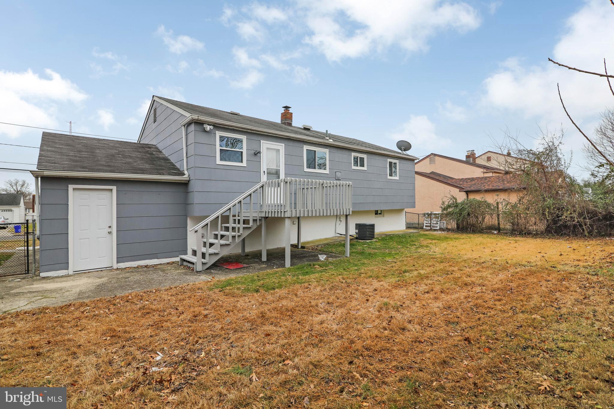328 Peach Road Bellmawr, NJ 08031 - Photo 57 of 57 Fenced in backyard w deck.