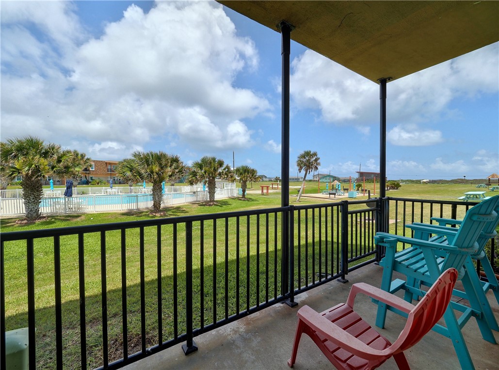 700 Island Retreat Road, Unit 37 Port Aransas, TX 78373 - Photo 22 of 34 a view of a two chairs on the roof deck