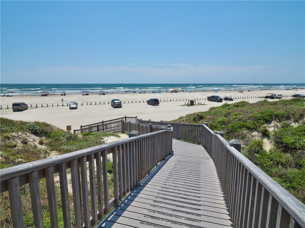 700 Island Retreat Road, Unit 37 Port Aransas, TX 78373 - Photo 28 of 34 a view of a balcony with an outdoor space