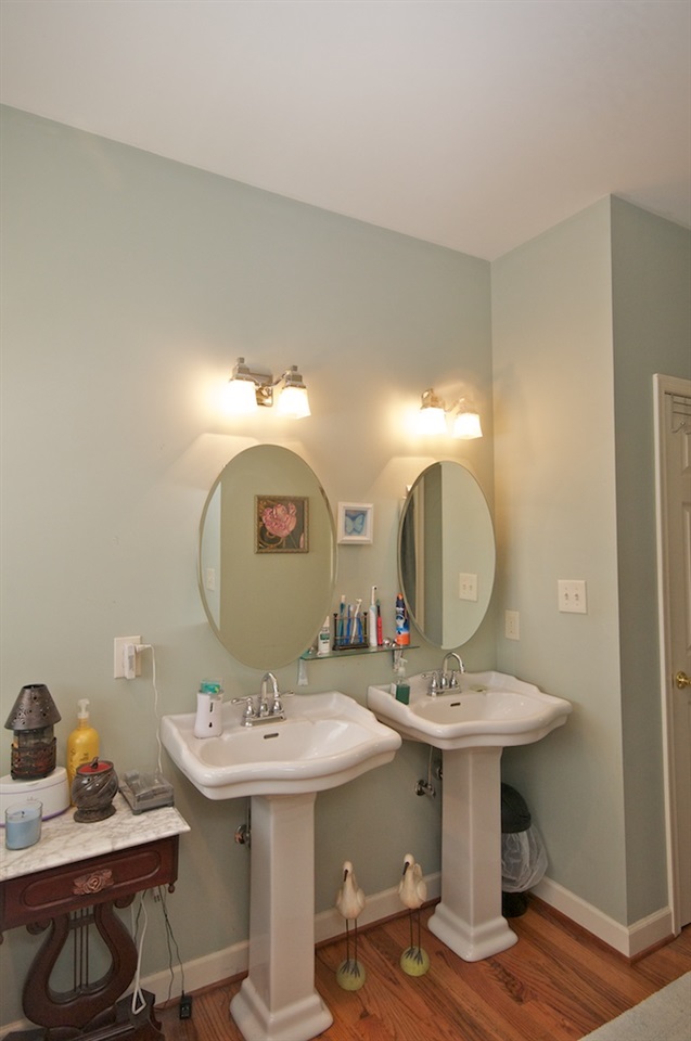 54 Jonestown Road Fairfield, VA 24435 - Photo 12 of 29 a bathroom with a sink and a mirror