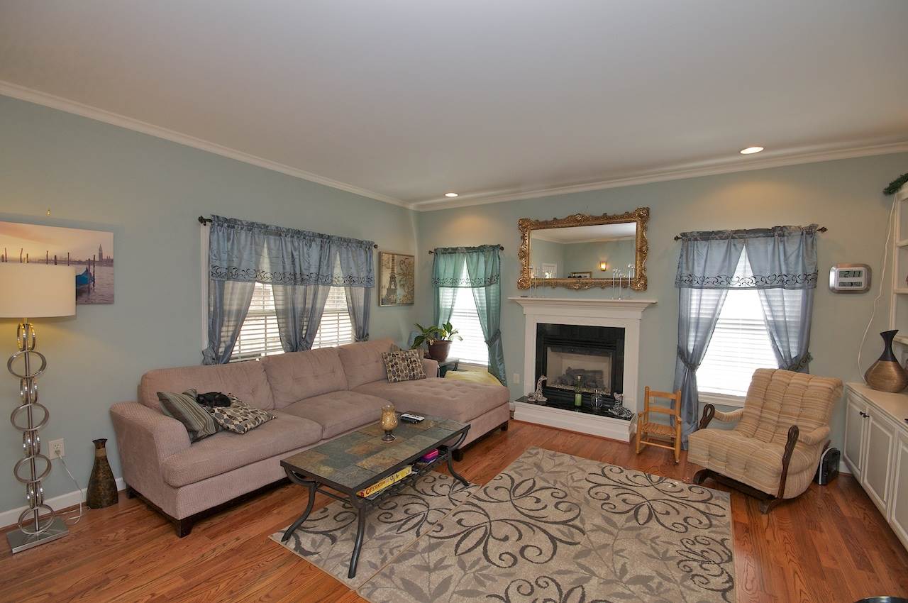 54 Jonestown Road Fairfield, VA 24435 - Photo 4 of 29 a living room with furniture and a fireplace