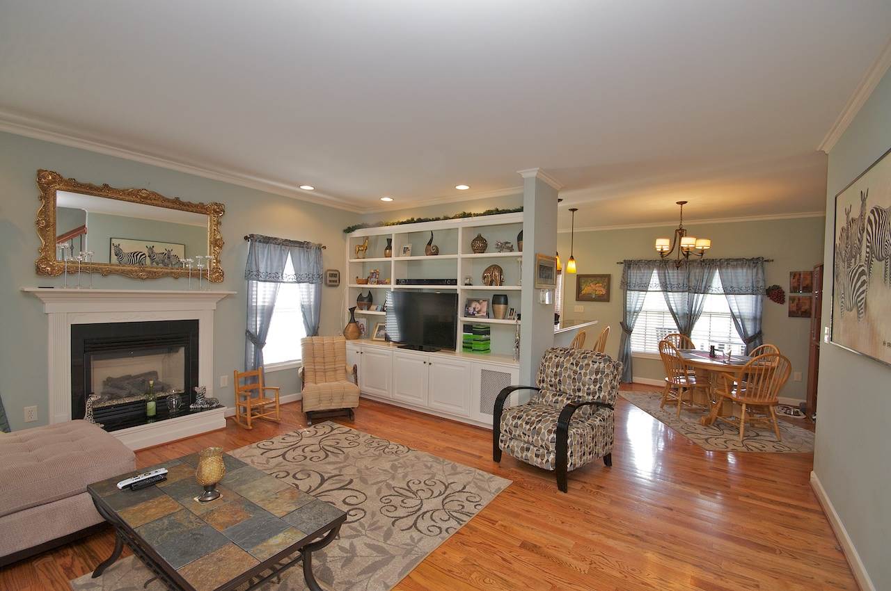 54 Jonestown Road Fairfield, VA 24435 - Photo 5 of 29 a living room with furniture and a fireplace