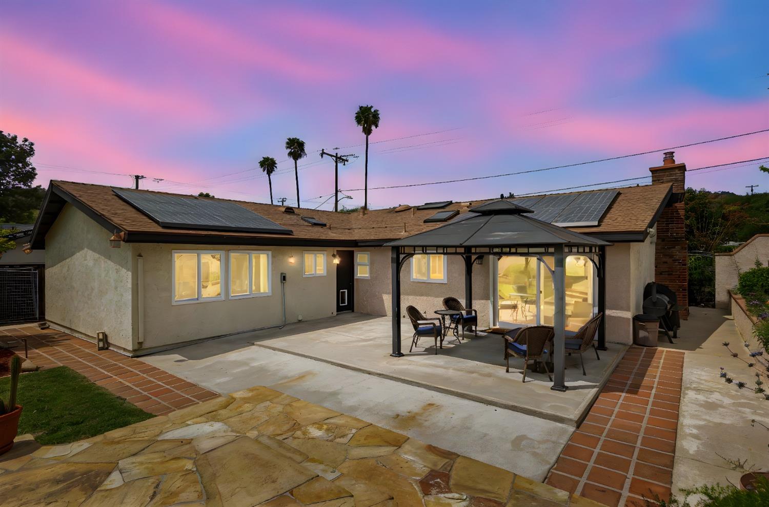 150 North Donna Street Oak View, CA 93022 - Photo 45 of 47 a view of a patio with a table and chairs