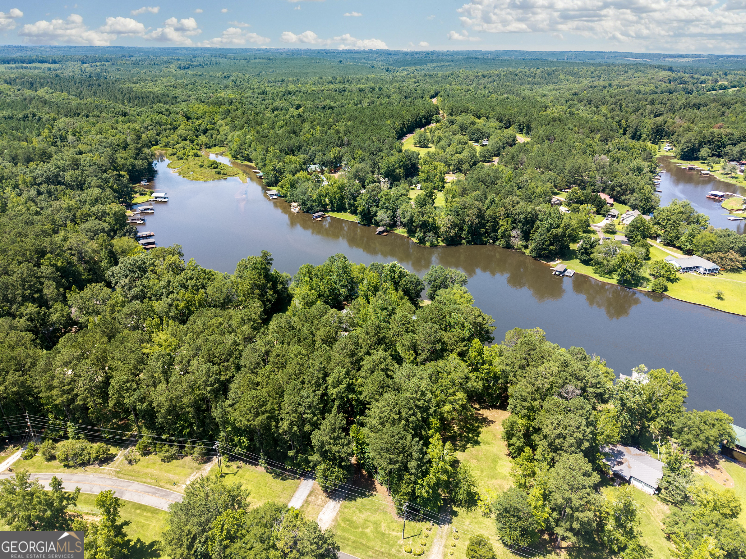 909 South Steel Bridge Road Eatonton, GA 31024 - Photo 9 of 18 a view of a lake with a city