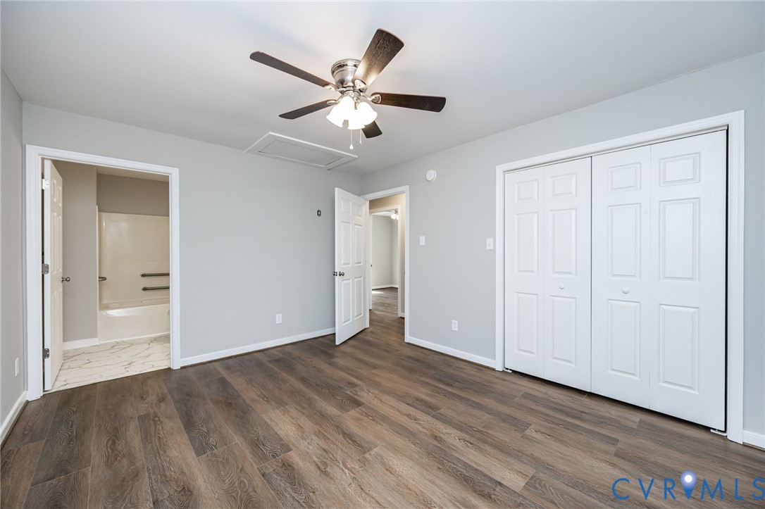 16702 South Crater Road Petersburg, VA 23805 - Photo 25 of 29 a view of an empty room with wooden floor