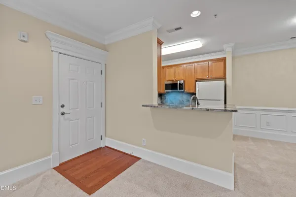 a view of an empty room