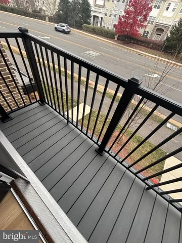 a balcony view with an outdoor space