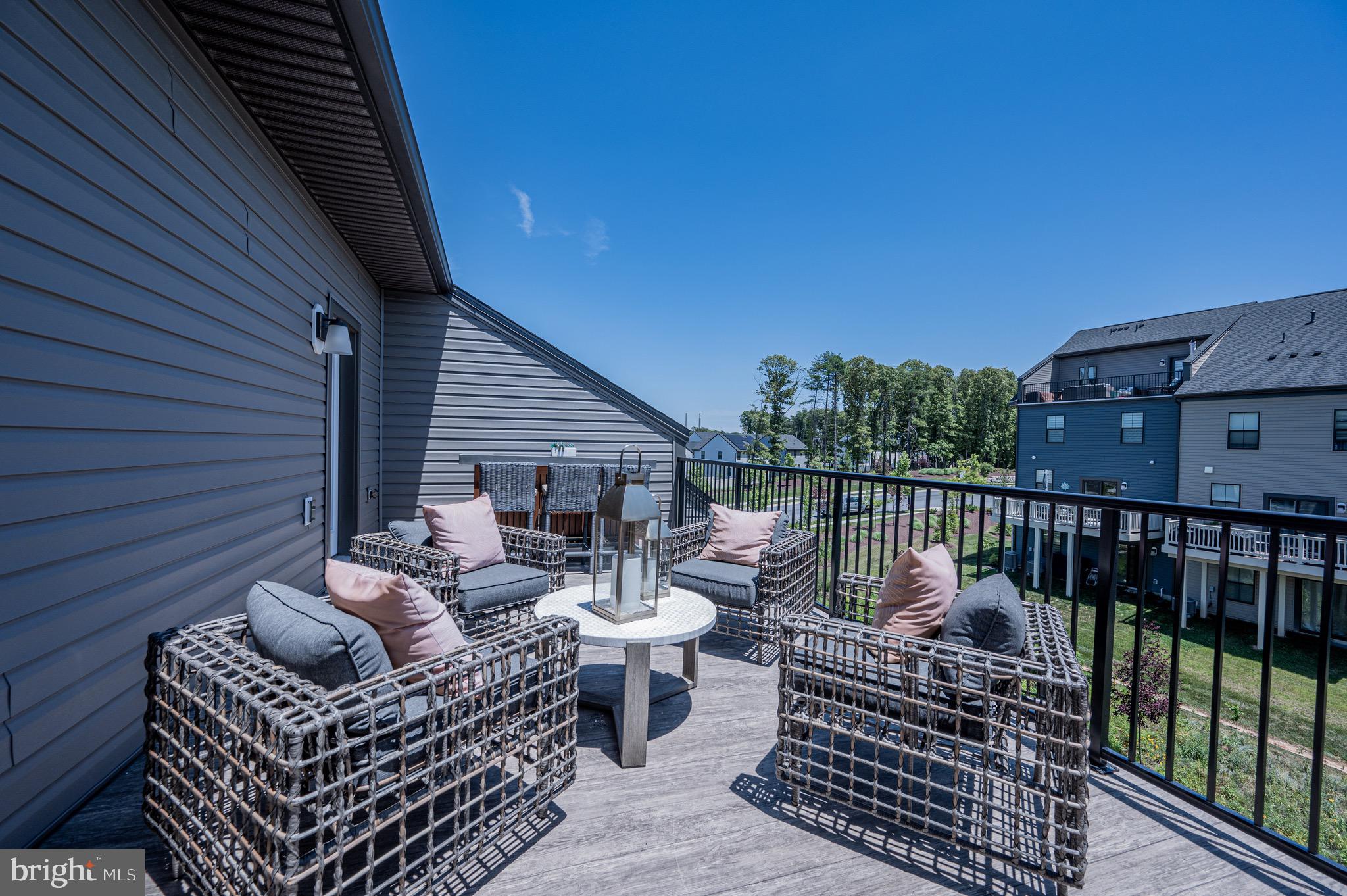 7209 Paper Way Glen Burnie, MD 21060 - Photo 34 of 40 a view of a patio on the roof deck
