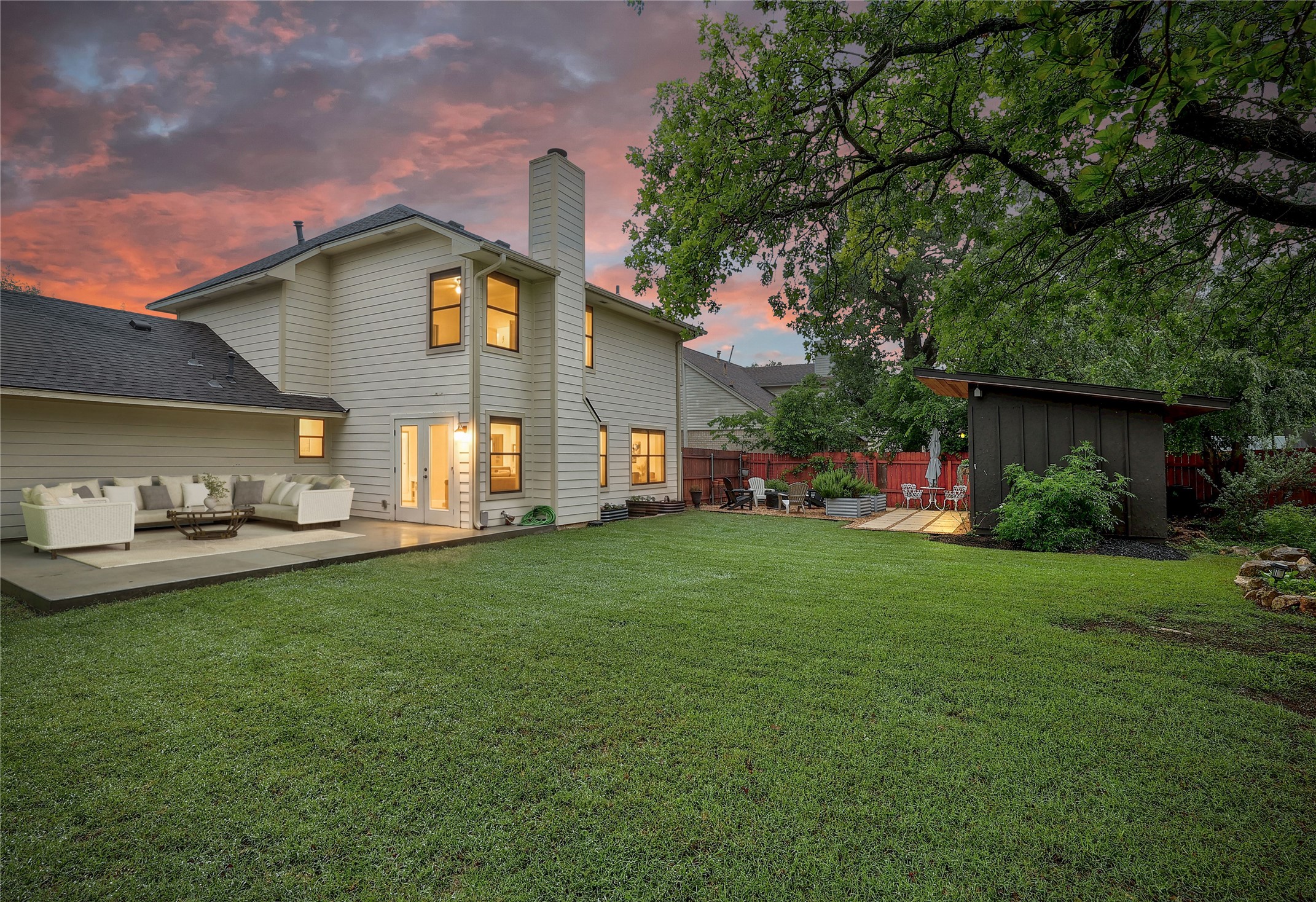 409 Cedar Mound Pass Cedar Park, TX 78613 - Photo 16 of 18 a front view of a house with a garden