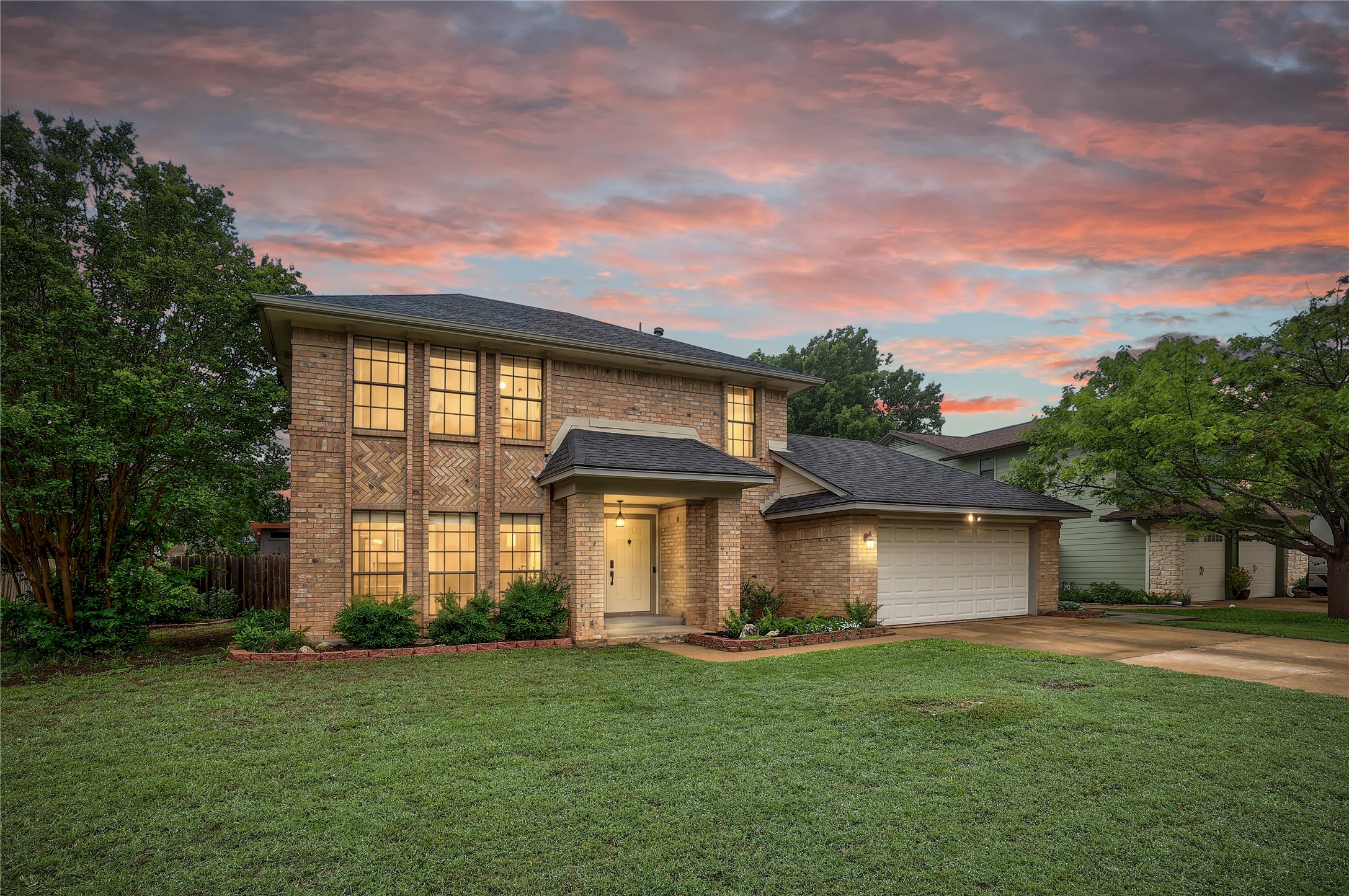 409 Cedar Mound Pass Cedar Park, TX 78613 - Photo 18 of 18 a front view of a house with a yard