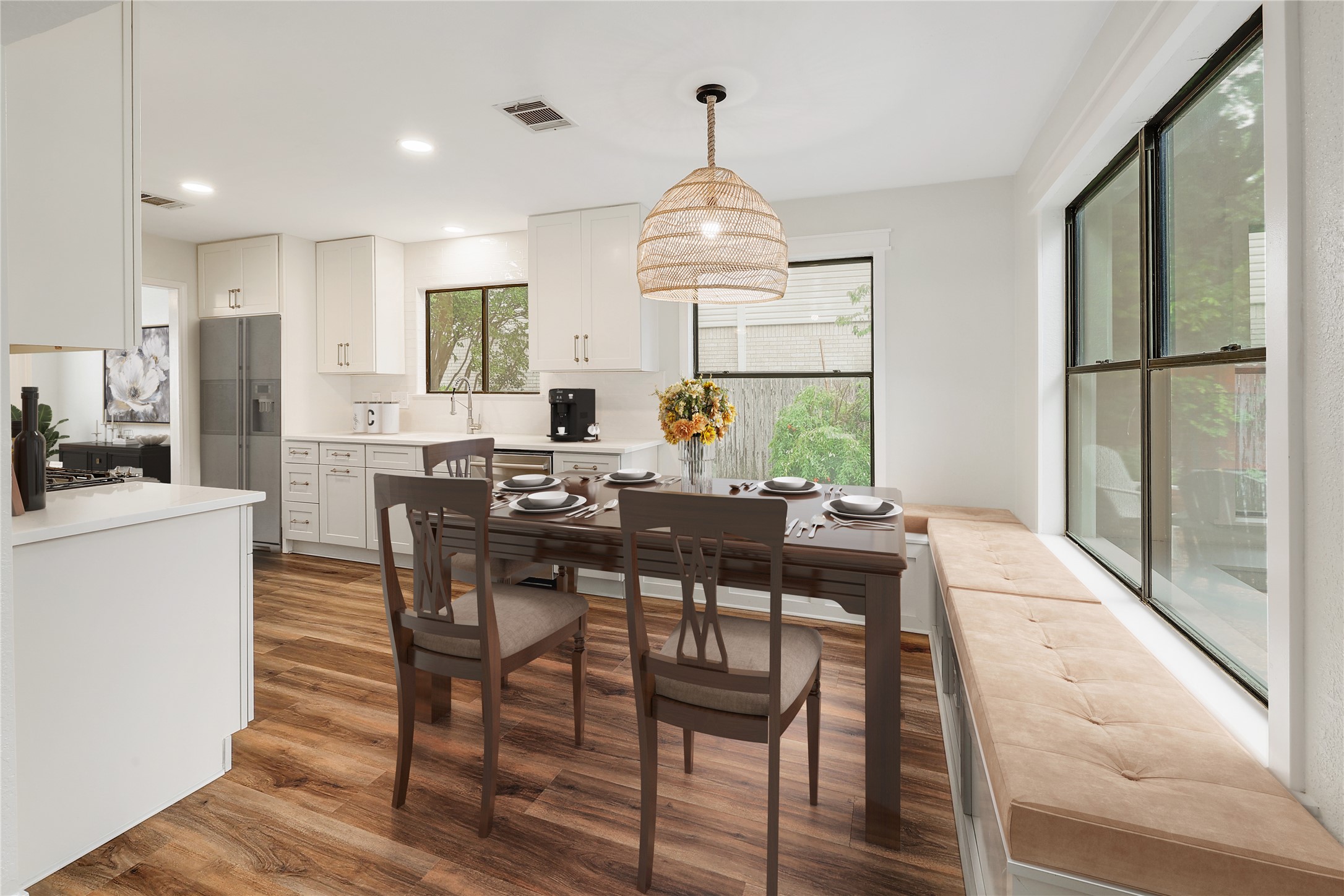 409 Cedar Mound Pass Cedar Park, TX 78613 - Photo 5 of 18 a view of a dining room with furniture window and outside view