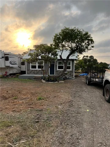 a view of outdoor space with garden