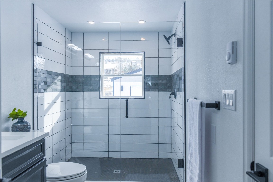 452 Cascade Circle Silverthorne, CO 80498 - Photo 21 of 35 a bathroom with a sink toilet and shower